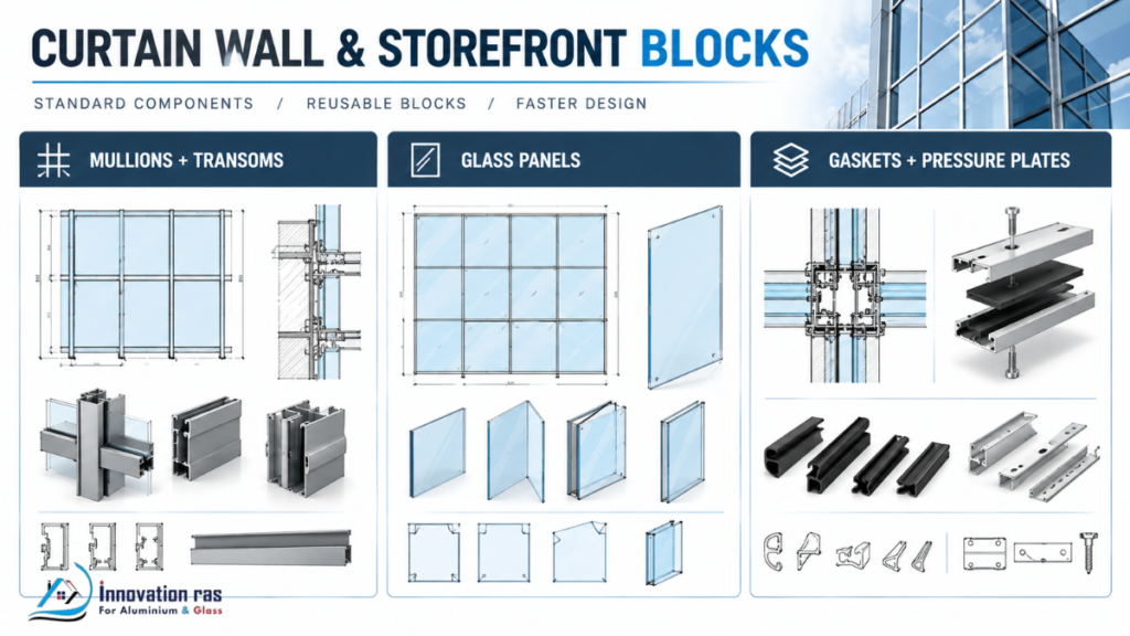 AutoCAD Blocks for Glass Systems