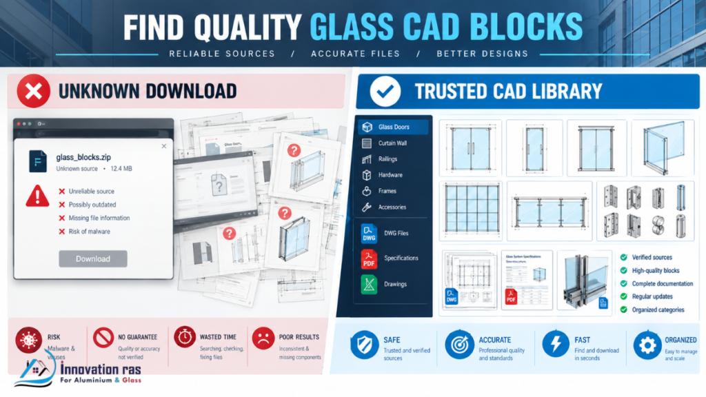 AutoCAD Blocks for Glass Systems