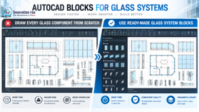 AutoCAD Blocks for Glass Systems