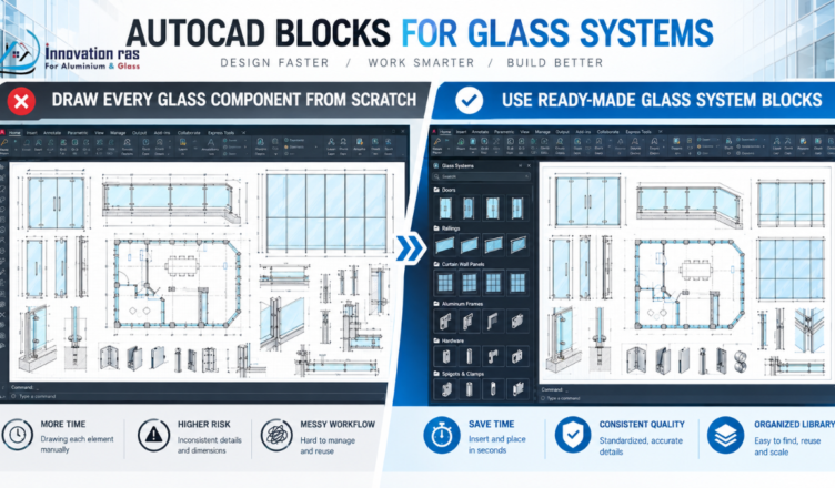 AutoCAD Blocks for Glass Systems
